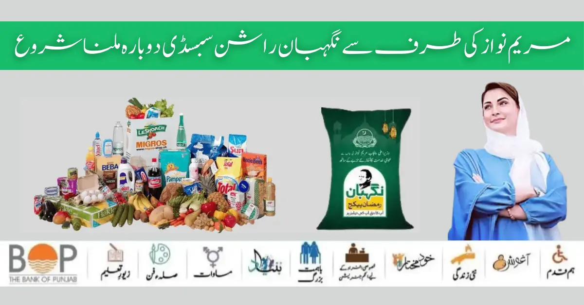 Maryam Nawaz Eid Subsidy Start For Negahban Program 2024