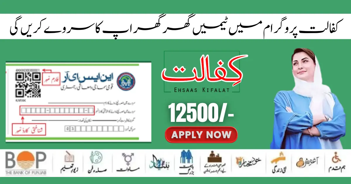 Benazir Kafalat Door To Door Survey Start Payment 10500+2000