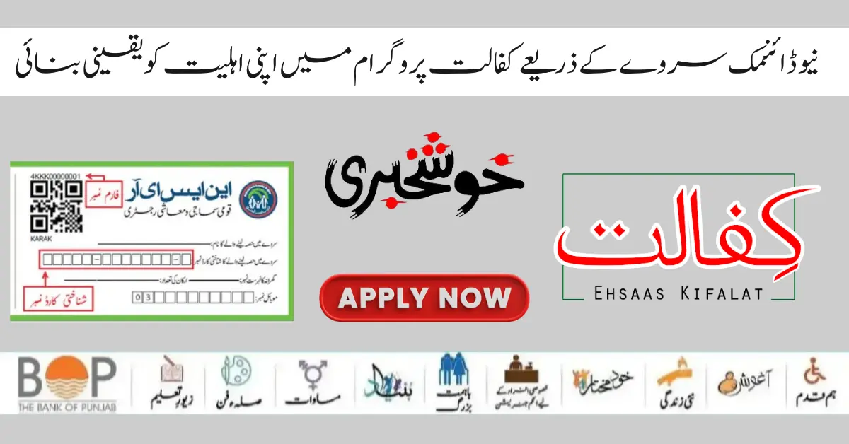 Benazir Kafalat 12500 New Door Step Registration Start 2024