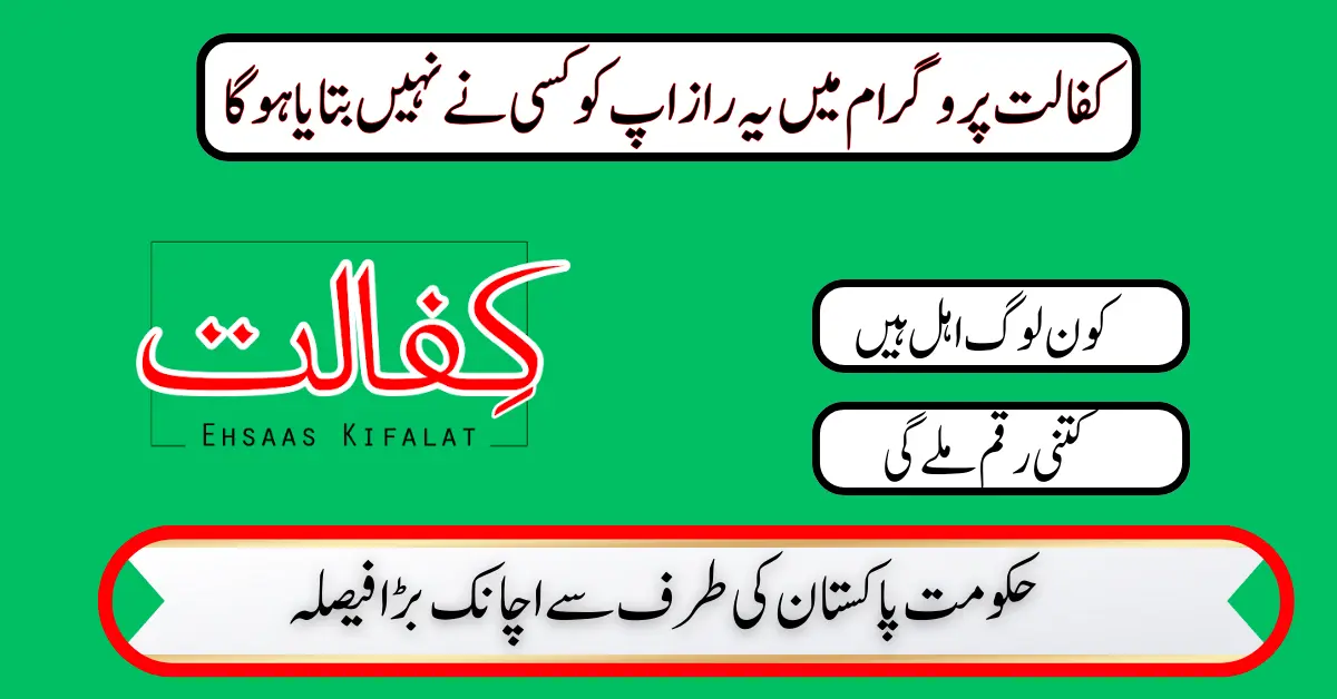 Good News Benazir Kafalat New Payment Start BISP Tehsil Office 2024