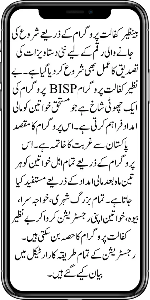 How To Documents Verification For 10500 Benazir Kafaalat Program 2024