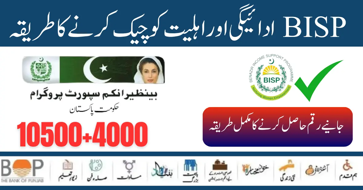 8171 Message Procedure To Check BISP Payment and Eligibility