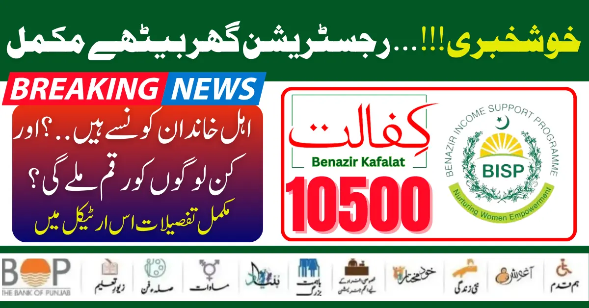 Benazir kafaalat 8171 Registration Portal Form Online 2024