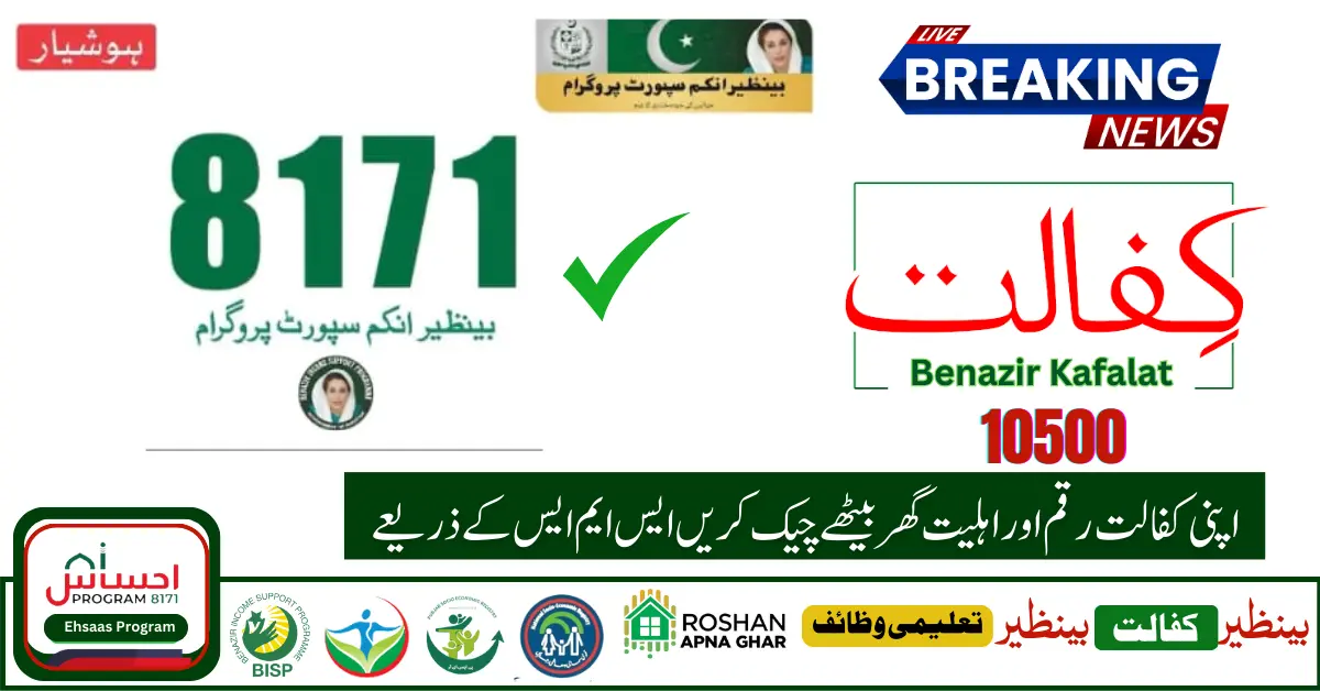 BISP All Messages Received Through 8171 SMS Code Only