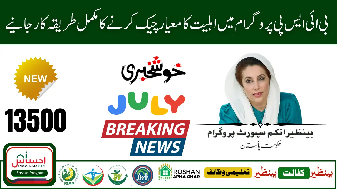 BISP 8171 Payment Eligibility July 2025