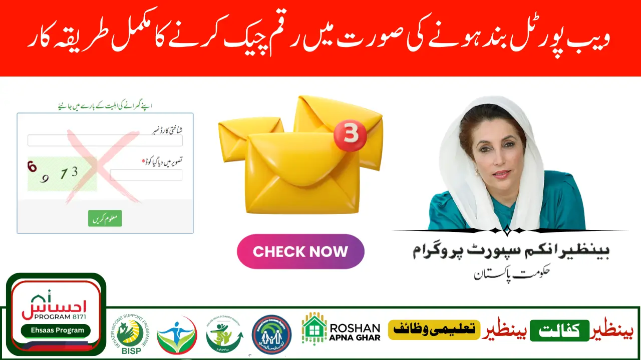 8171 Web Portal August 2025 Not Working? Check Your BISP Payment Through This New Method